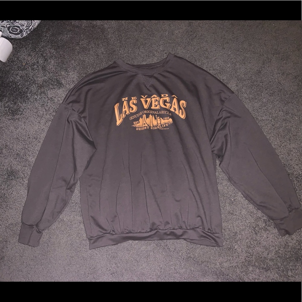 las vegas oversized crewneck
